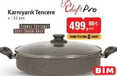 CHEF'S PRO KARNIYARIK TENCERE 32 CM